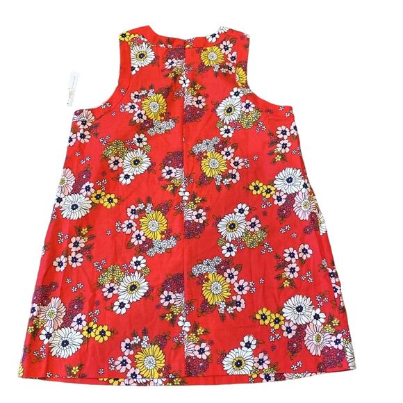 NWT ModCloth Women's Sleeveless Floral Retro Woven Shift Dress Red Size 1X - Picture 2 of 11